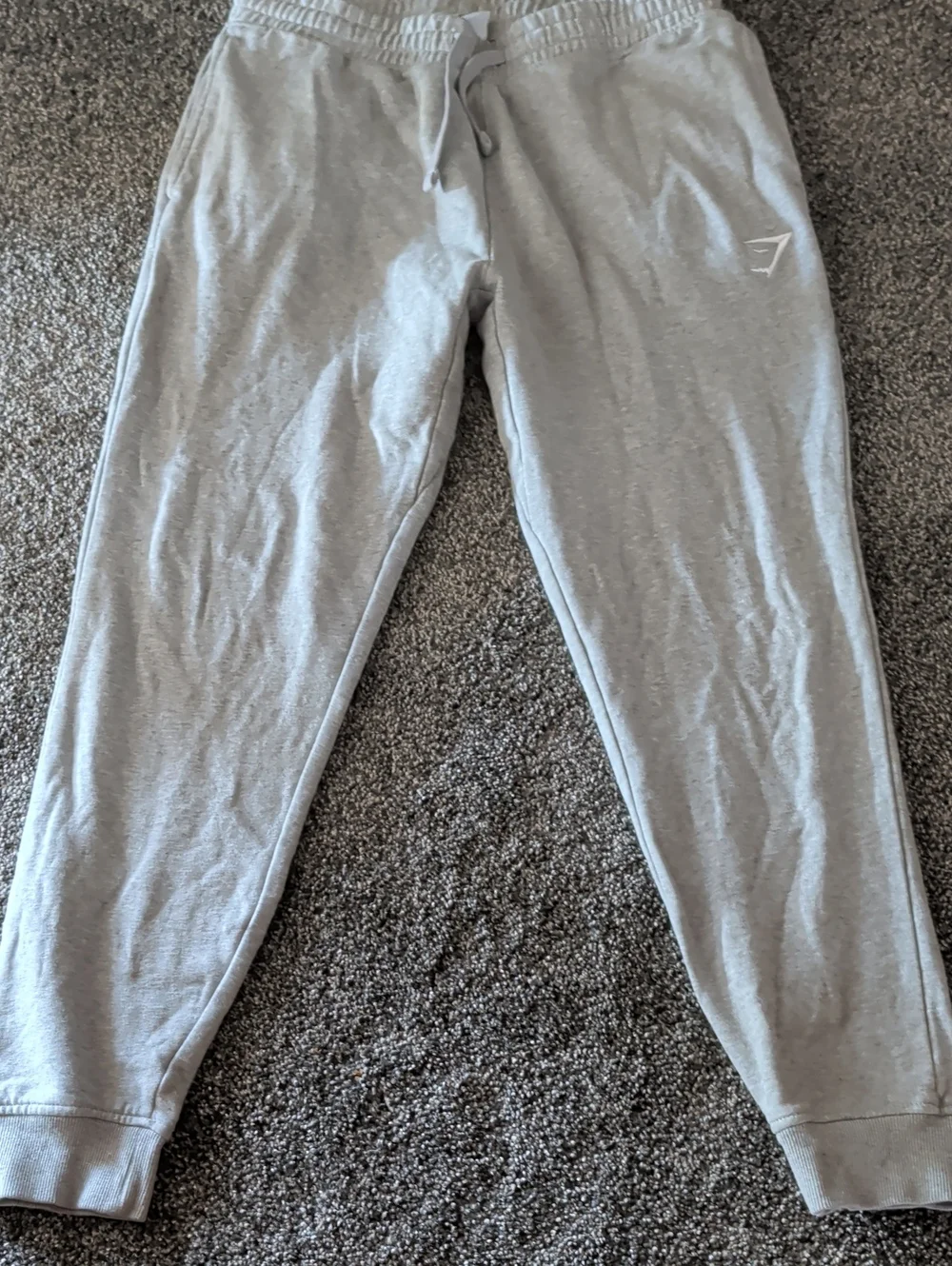 Gymshark Light Gray Men's Jogger Sweatpants